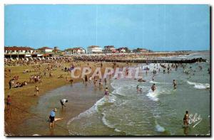 Capbreton Modern Postcard View of & # 39ensemble beach hotels at the bottom