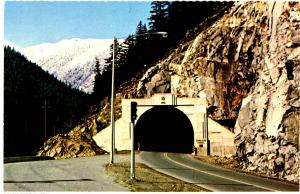 Canada - BC, Fraser Canyon. China Bar Tunnel near Boston Bar