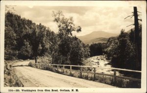 White Mountains NH Mt. Washington Glen Road Shorey 536 Real Photo Postcard