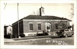 St Albans West Virginia WV Post Office Vintage Postcard