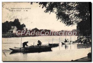 Old Postcard Joinville le Pont Banks of the Marne