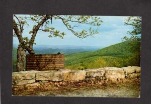 VA Appalachian Trail Sign Shenanoah Nat. Park Centreville Virginia Postcard