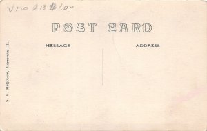 H46/ Rushville Illinois RPPC Postcard c1910 Scripps Park Pavilion Building