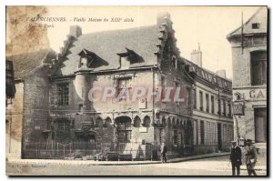 Old Postcard Valenciennes Old House XIII century streets of Paris