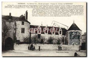 Old Postcard Dourdan Le Chateau Fort