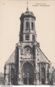 HONFLEUR, France,1910-1920s, L'Eglise Saint-Leonard