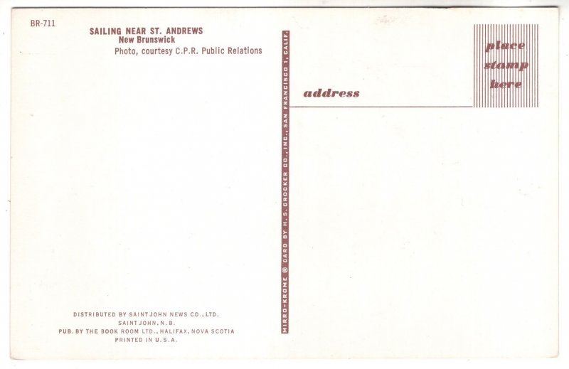 Sailing Near, St Andrews, New Brunswick