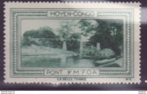 Label ** Middle Congo Pont M Foa