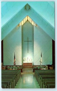 CHINA LAKE Naval Station, CA ~ ALL FAITH CHAPEL ca 1960s Kern County Postcard