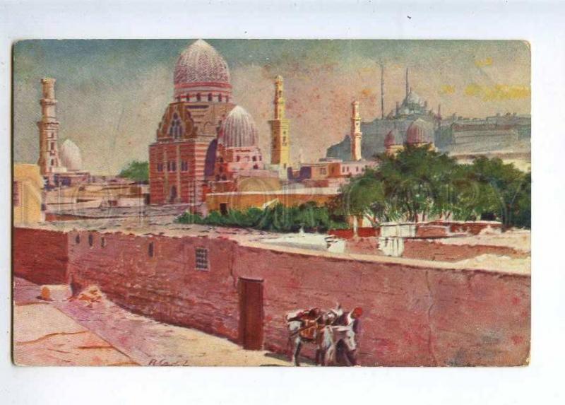 233096 EGYPT CAIRO Tombs of Mameluks Vintage postcard