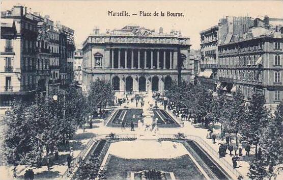 France Marseilles Place d ela Bourse