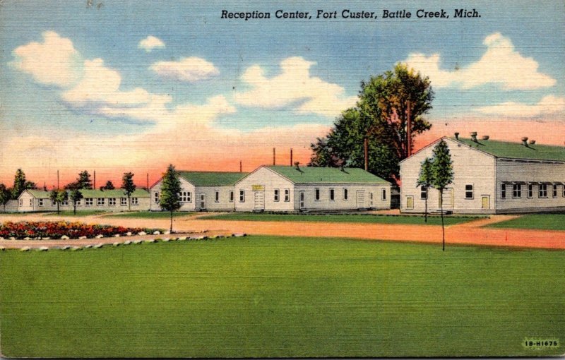Michigan Battle Creek Fort Custer Reception Center Curteich