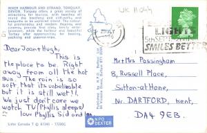 uk11044 inner harbour and strand torquay devon uk