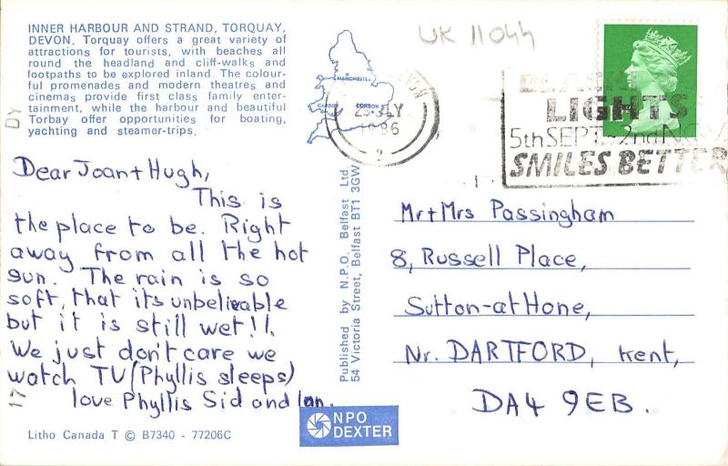 uk11044 inner harbour and strand torquay devon uk