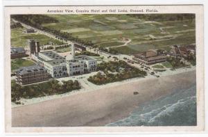 Coquina Hotel & Golf Course Aerial View Ormond Florida postcard