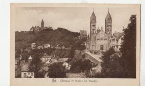 BF17229 clervaux et abbaye st maurice luxembourg  front/back image