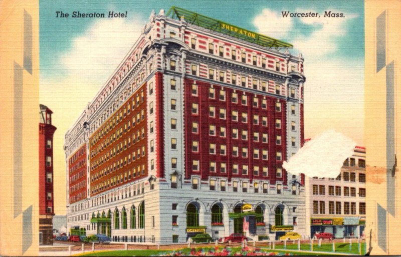 Massachusetts Worcester The Sheraton Hotel 1951