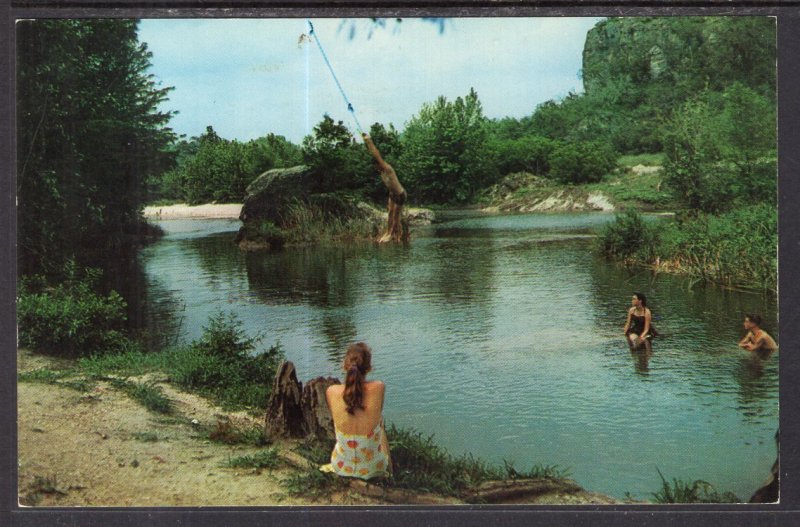 Swimming in Frio River,Concan,TX