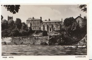 Wales Postcard - Hand Hotel - Llangollen - Denbighshire - Ref  3613A