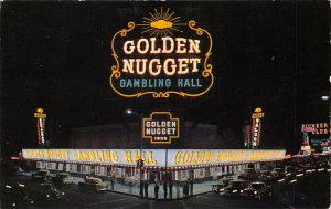 Las Vegas Nevada 1950s Postcard Golden Nugget Gambling Hall Saloon & Restaurant