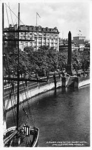 BR65735 london real photo savoy hotel and cleopatra s needle uk