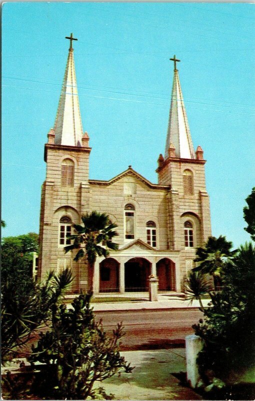 St Mary Star Sea Roman Catholic Church FL Florida Postcard Curteich VTG UNP  
