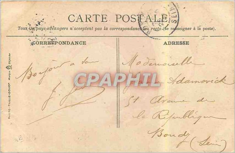 Old Postcard Pontoise