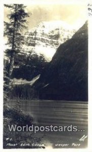 Real Photo Mount Edith Cawell Jasper Park Canada Unused 