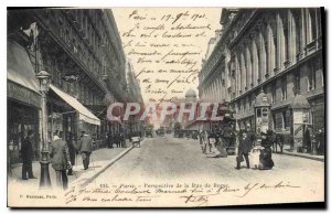 Old Postcard Perspective of Paris Street in Rome