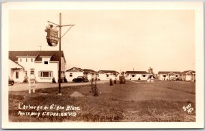 L'Avberge Du Bigne Blanc Restaurant Niozelles France FR RPPC  Photo Postcard