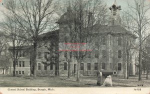 MI, Sturgis, Michigan, Central School, Exterior Scene, 1912 PM, No 16188