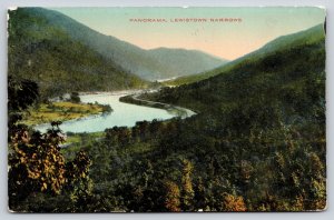 Greensburg Pennsylvania~Air View Forest @ Lewiston Narrows~Vintage Postcard