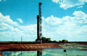 Oklahoma Black Gold Typical Oil Drilling Rig