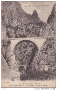 Pont San Luigi, Frontiera Francia E Italia, GRIMALDI (Calabria), Italy, 1900-...