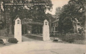 Postcard Lincoln University Oxford Pennsylvania