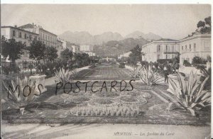 France Postcard - Menton - Les Jardins Du Carei - Ref 16097A