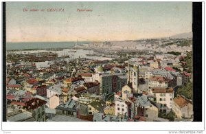 GENOVA, Liguria, Italy; Saluto, Panprama, PU-1908