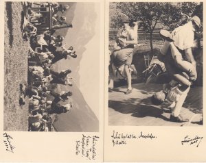 Tirol Austria WILD Crazy Dancing Dance Postcard s