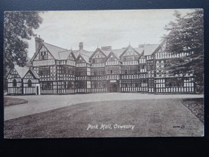 Shropshire OSWESTRY Park Hall - Old Postcard by J.W. Williams