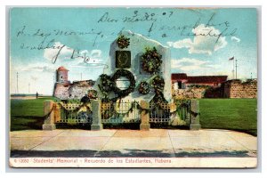 Students Memorial Havana Cuba Rotograph UDB Postcard R24