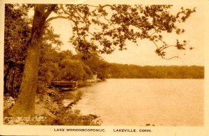 CT - Lakeville. Lake Wononscopomuc