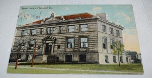 Public Library Hammond Indiana Postcard S. H. Knox & Co., Made in USA, A8302