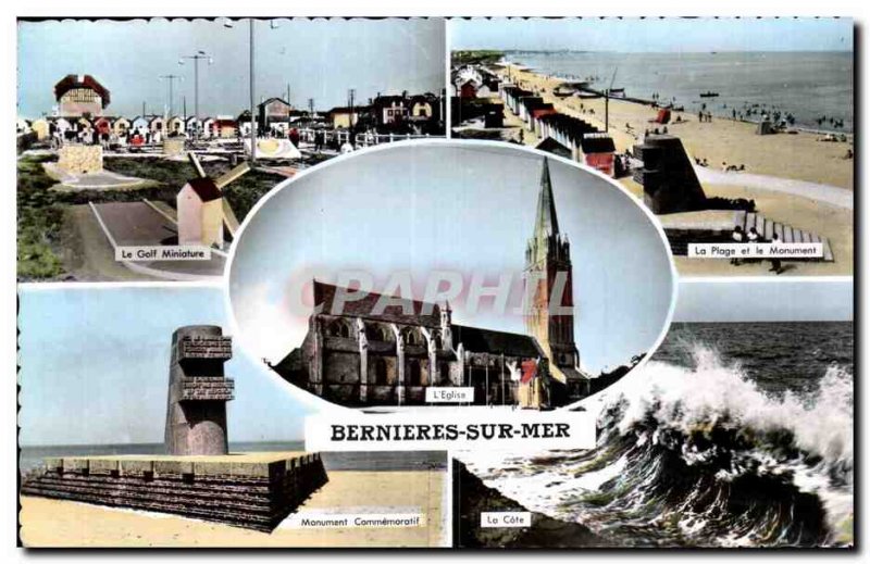 Postcard Modern Bernieres sur Mer