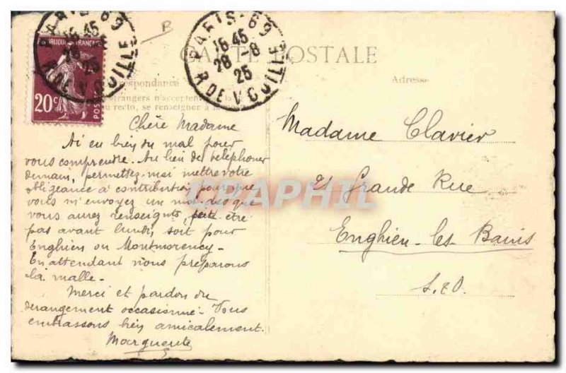 Old Postcard The Postmen positions under Louis Philippe