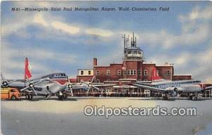 Minneapolis Saint Paul Metropolitan Airport Writing on back 