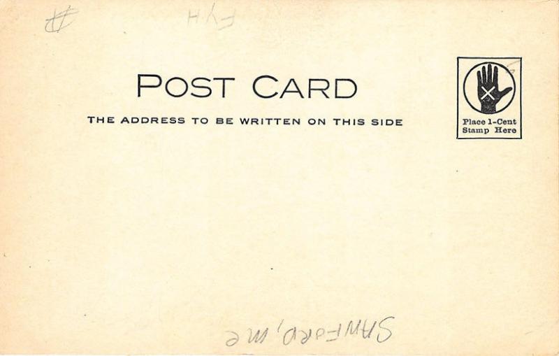 Sanford ME Busy Day F. C. Philpot's Photography Studio RPPC Postcard