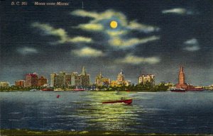 Florida Miami Moon Over Miami 1959 Curteich