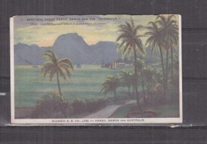 SAMOA. PANGO PANGO, THE RAINMAKER, OCEANIC STEAM SHIP Co, c1930 ppc, unused