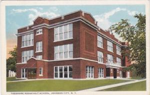 New York Johnson City Theodore Roosevelt School Curteich