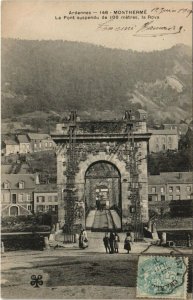 CPA MONTHERMÉ - Le Pont suspendu (135783)